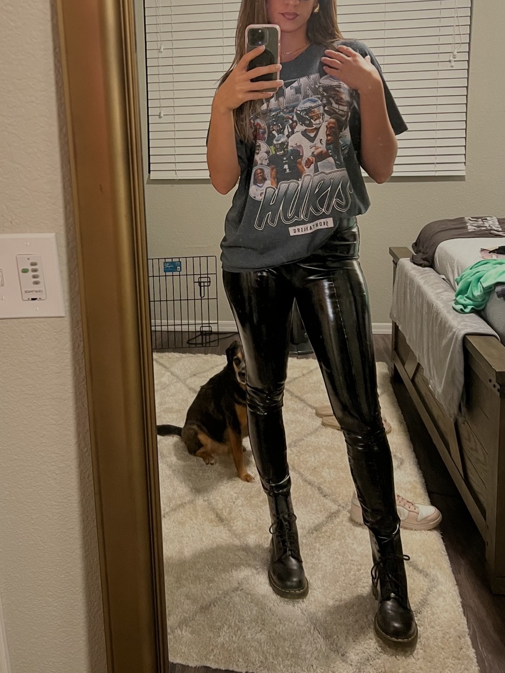 Spanx Patent Faux Leather Leggings